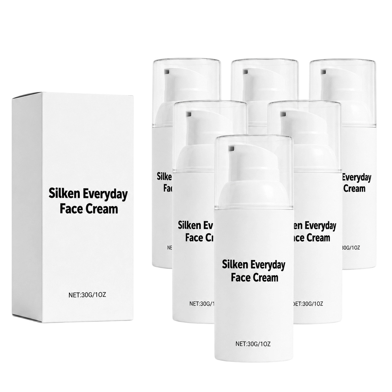 6x Silken Everyday Face Cream