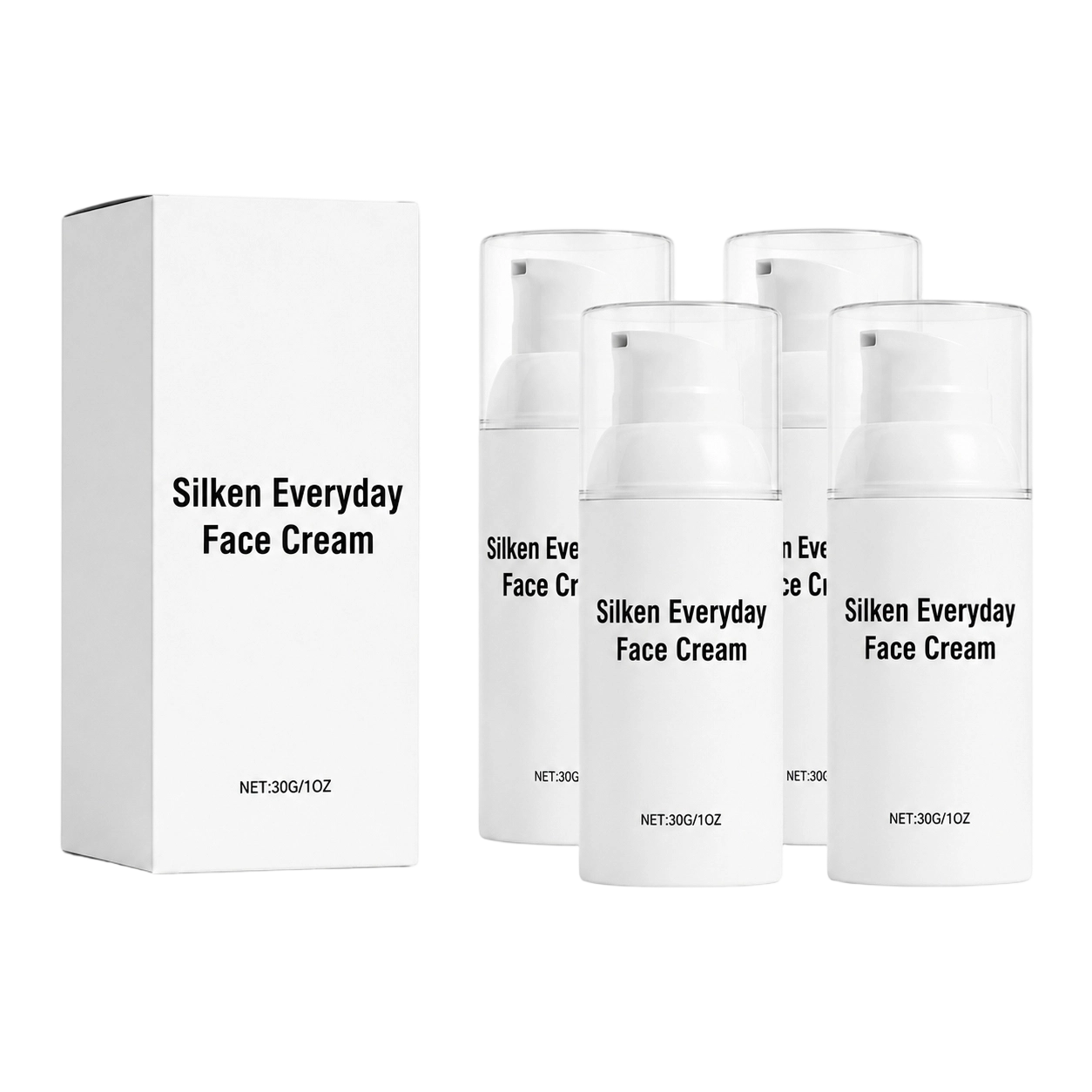 4x Silken Everyday Face Cream