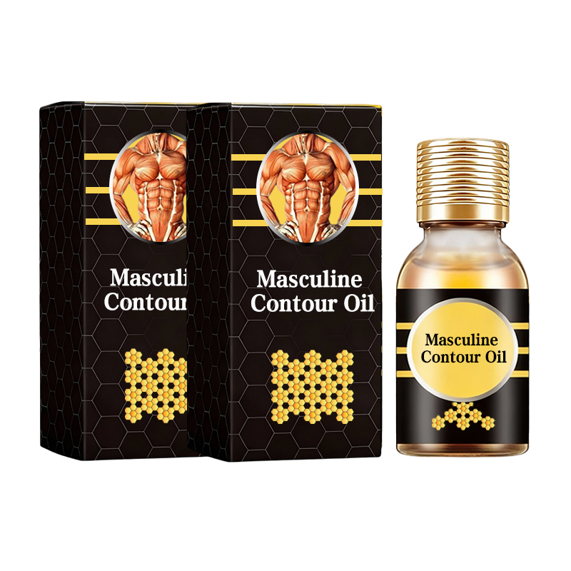 2x Men's Body Sculpt Oil