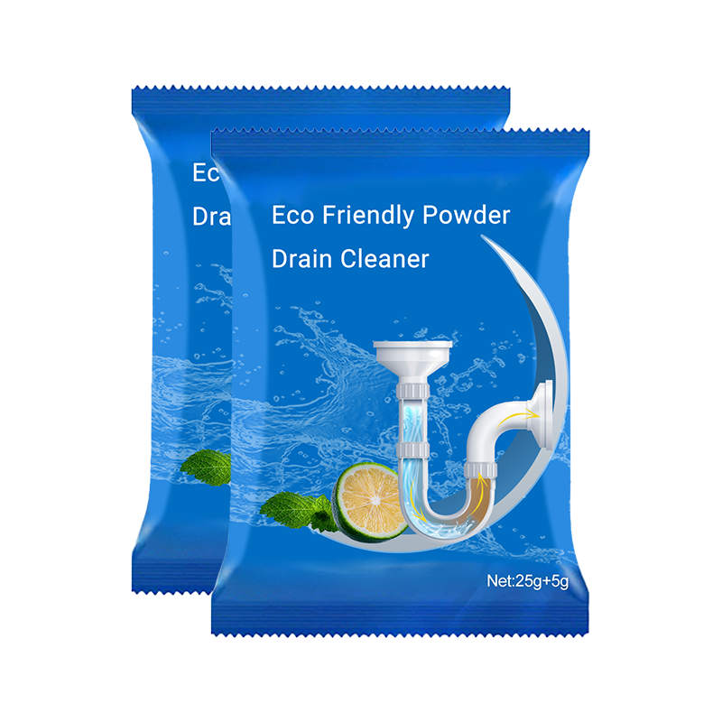 2x Eco Friendly Powder Drain Cleaner