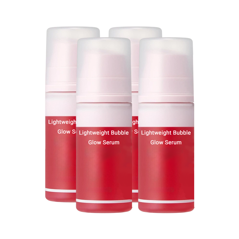 4x Lightweight Bubble Glow Serum