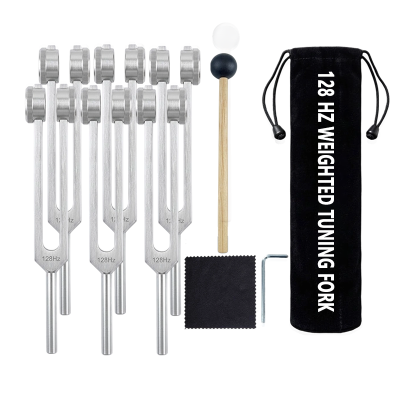 6x Weighted Tuning Fork 128Hz