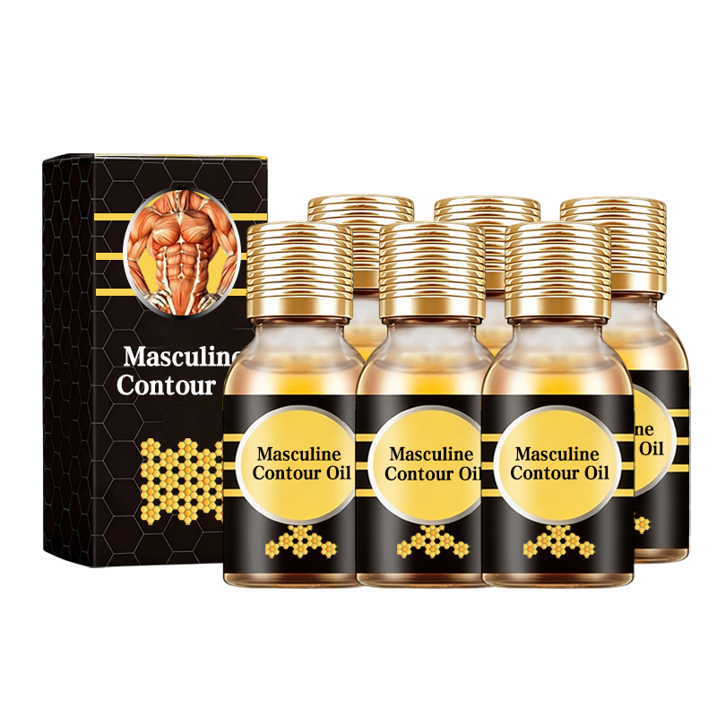6x Men's Body Sculpt Oil