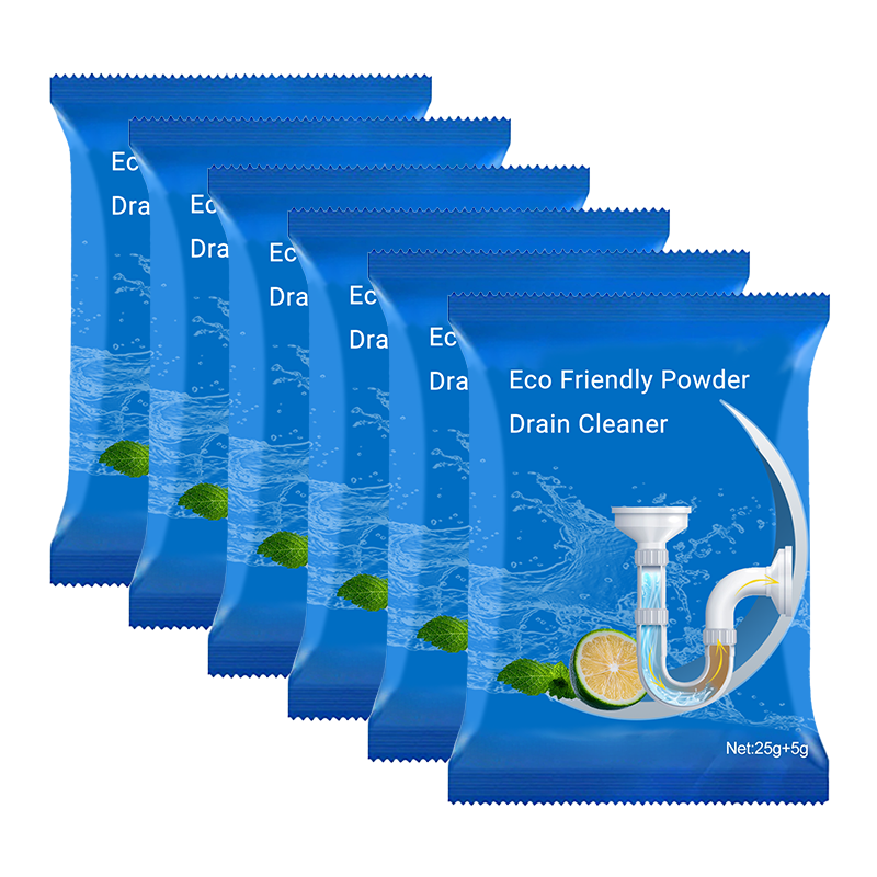 6x Eco Friendly Powder Drain Cleaner