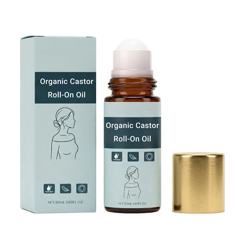 1x Organic Castor Roll-On Oil