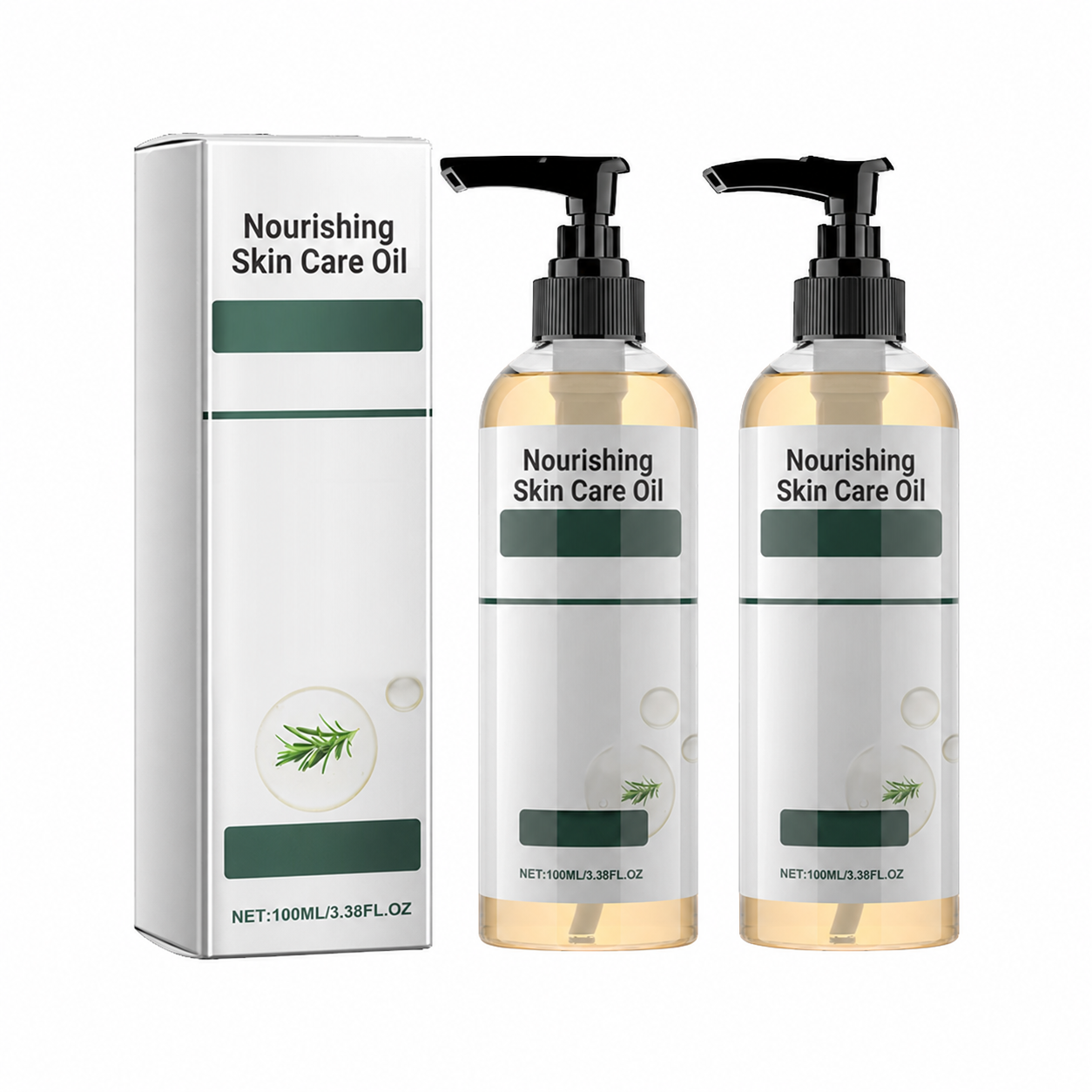 2x Nourishing Skin Care Oil