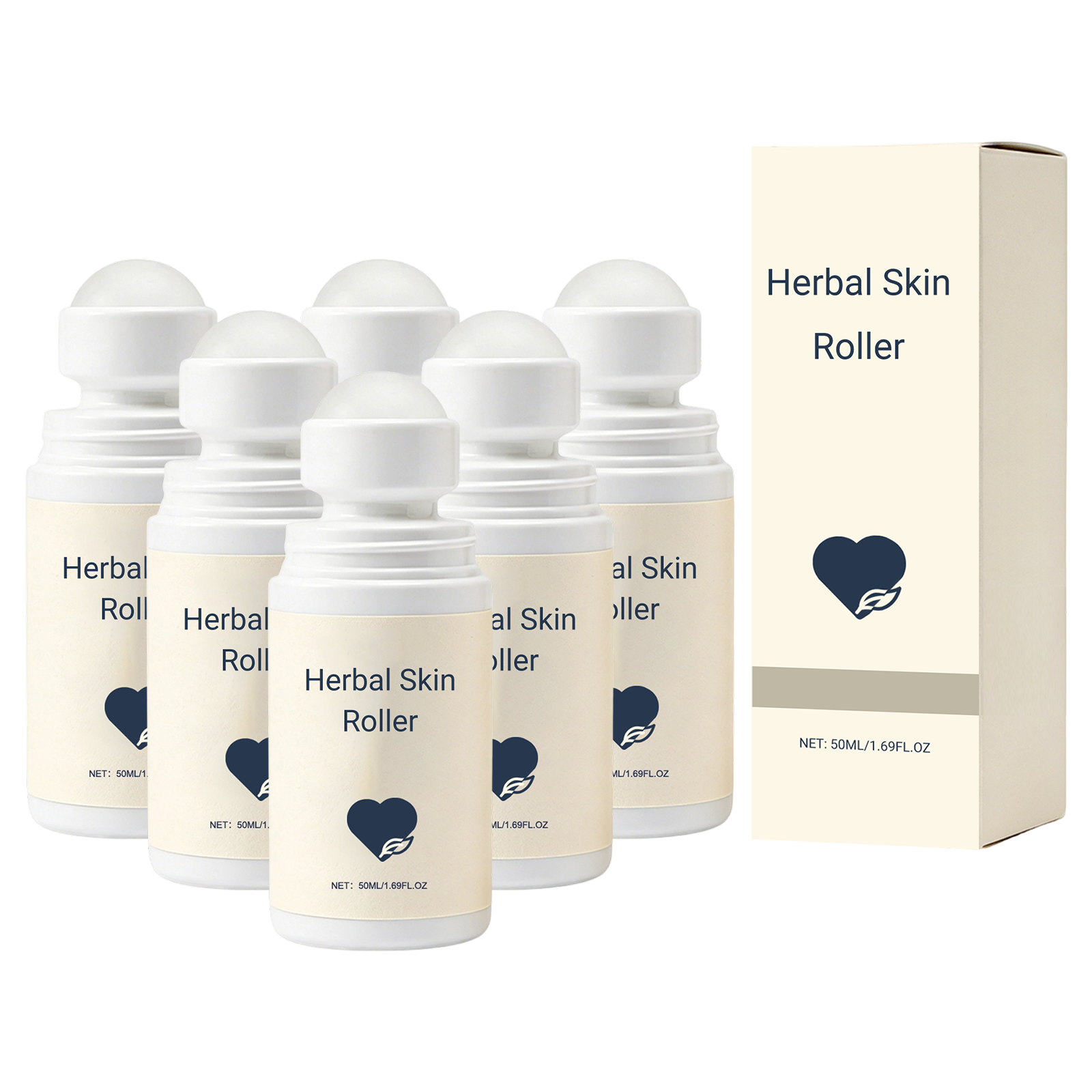 6x Botanical Skin Roller
